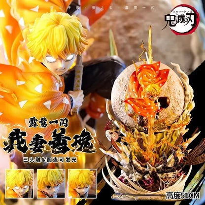 Zenitsu Thunder Breathing Demon Slayer Anime Figure PVC 23" [Boxed : Original]