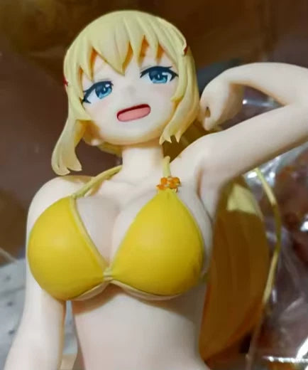 Darkness Lalatina Swimwear KonoSuba Anime Figure Model Statue PVC 7" [Original]