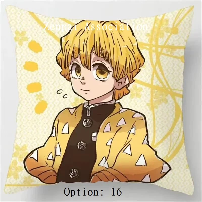 Hashira Corps Demon Slayer Anime Soft Pillow Cushion Cover 2 x 2 ft