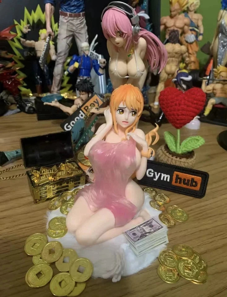 Nami Bathing Scene One Piece Cast Off Anime Figure PVC 5" [Adult Collectible]