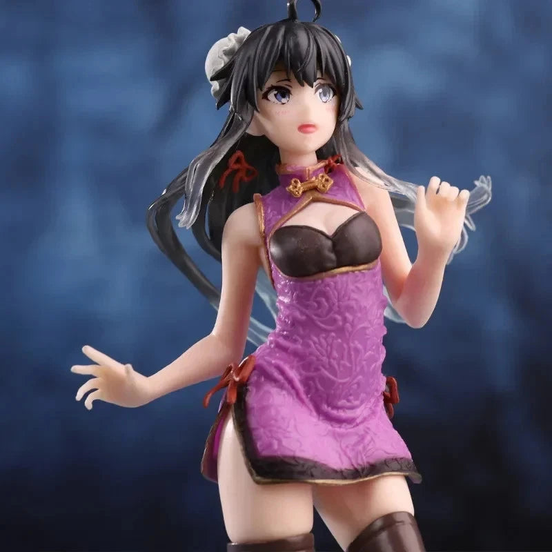 Yukino Yukinoshita Cheongsam My Teen Romantic Comedy Anime Figure PVC 8" [No Box]