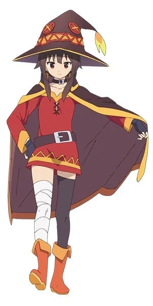 Megumin Wizard Attire KonoSuba Anime Collectible Kawaii Figure PVC 7" [Boxed]
