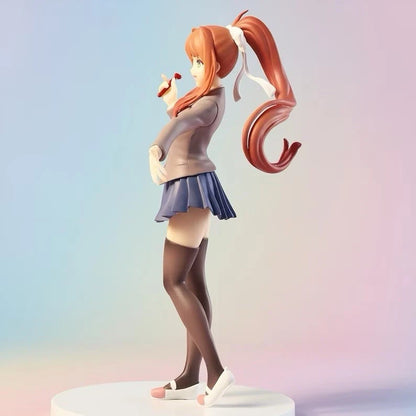 Monika Doki Doki Literature Club! Kawaii Popular Anime Figure PVC 7" [Boxed]
