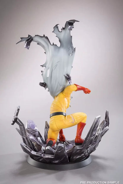 Saitama Bald Cape One Punch Man Anime Collectible Action Figure PVC 9" [Boxed]