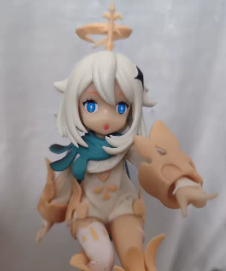 Paimon Sitting Genshin Impact Cute Kawaii Anime Figure Model Statue PVC 5" [Boxed]
