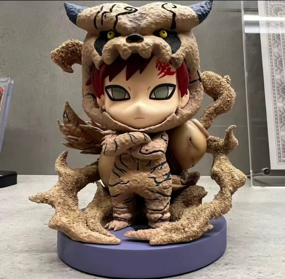 Gaara Shukaku Armor Naruto Anime Collectible Chibi Figure PVC 3.5" [No Box]