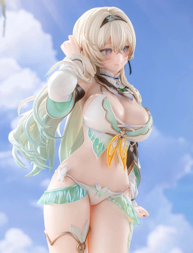 Firefly Swimsuit Honkai: Star Rail Cute Anime Figure Model Statue PVC 8" [Boxed]
