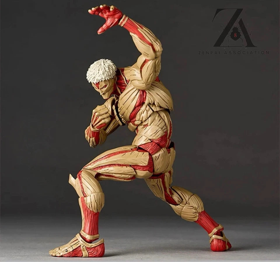 Reiner Braun Armored Titan Attack On Titan Anime Adjustable Action Figure PVC 5.2" [Boxed]