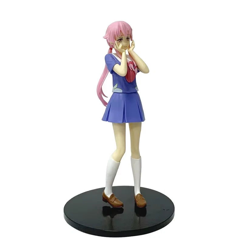 Yuno Gasai Creepy Stare Future Diary: Redial Anime Figure Model PVC 6.5" [Boxed]