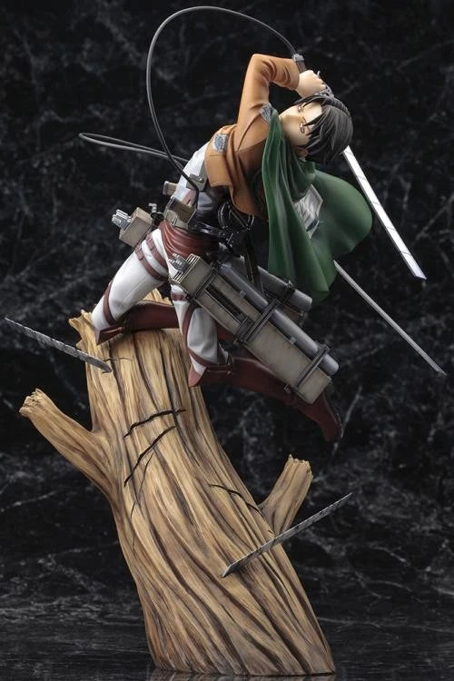 Levi Ackerman Attack on Titan AoT Anime Rare Action Figure PVC 13.7" [Boxed]