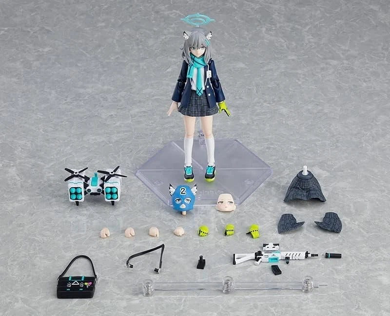Sunaookami Shiroko Blue Archive Blue Adjustable Anime Figure PVC 5.9" [Boxed]