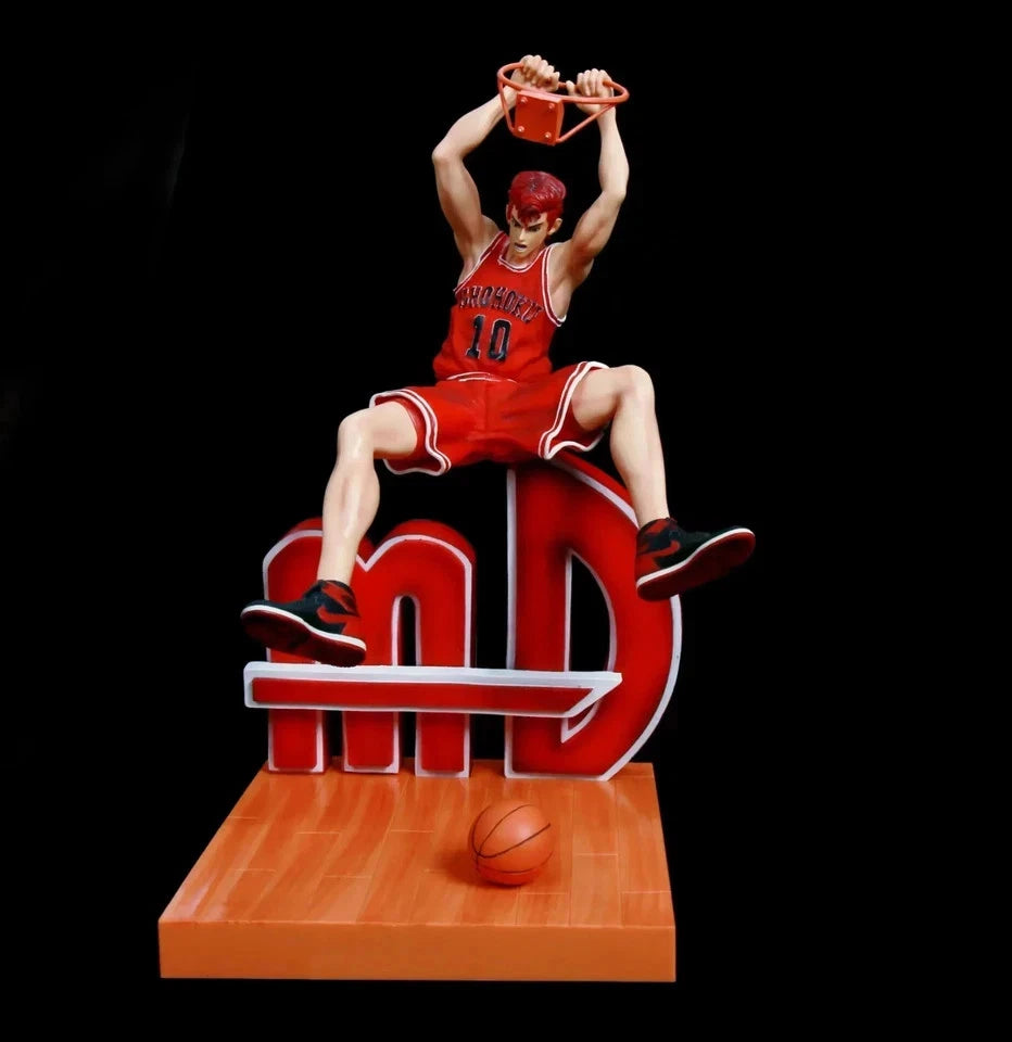 Sakuragi Hanamichi Dunking Slam Dunk Anime Figure Model Statue PVC 15" [Boxed]