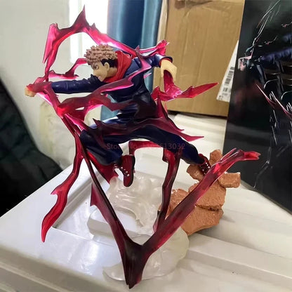 Yuji Itadori Piercing Blood Jujutsu Kaisen Anime Figure Model Statue PVC 7" [Boxed]