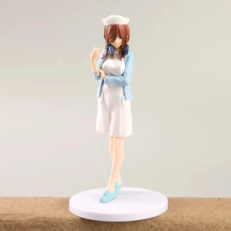 Miku Nakano Nurse Quintessential Quintuplets Anime Figure Model PVC 7” [No Box]