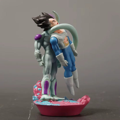 Frieza vs Vegeta Dragon Ball Z Rare Anime Figure Model Statue PVC 3.7" [No Box]