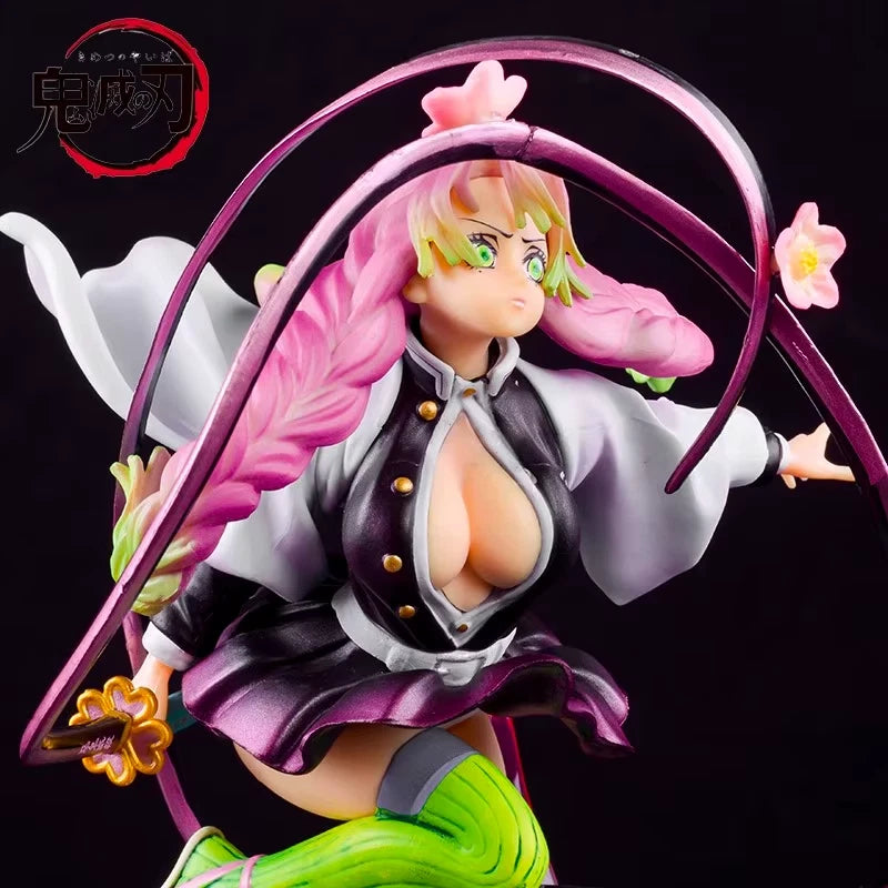 Mitsuri Kanroji Love Hashira Demon Slayer Anime Figure PVC 8.2" [Boxed] *Adult Collectible*