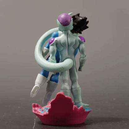 Frieza vs Vegeta Dragon Ball Z Rare Anime Figure Model Statue PVC 3.7" [No Box]