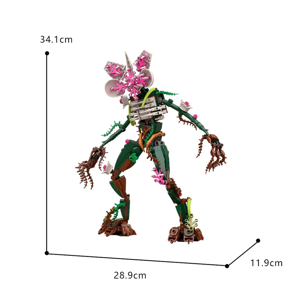 Orchid Demogorgon Stranger Things NEW Building Blocks 419 pcs set 13" [No Box]