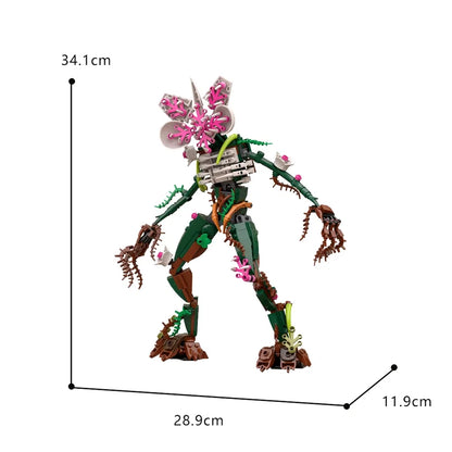 Orchid Demogorgon Stranger Things NEW Building Blocks 419 pcs set 13" [No Box]