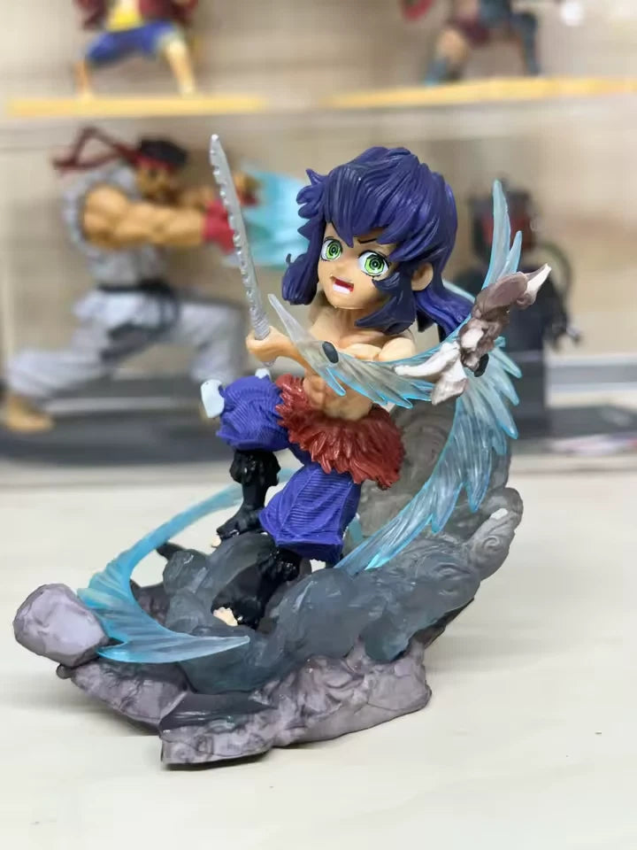 Inosuke Hashibira Demon Slayer Anime Collectible Chibi Figurine PVC 3.5" [Boxed]