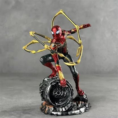 Spider-Man Iron Suit Mavel Avengers Infinity War Figure Model Statue PVC [No Box]