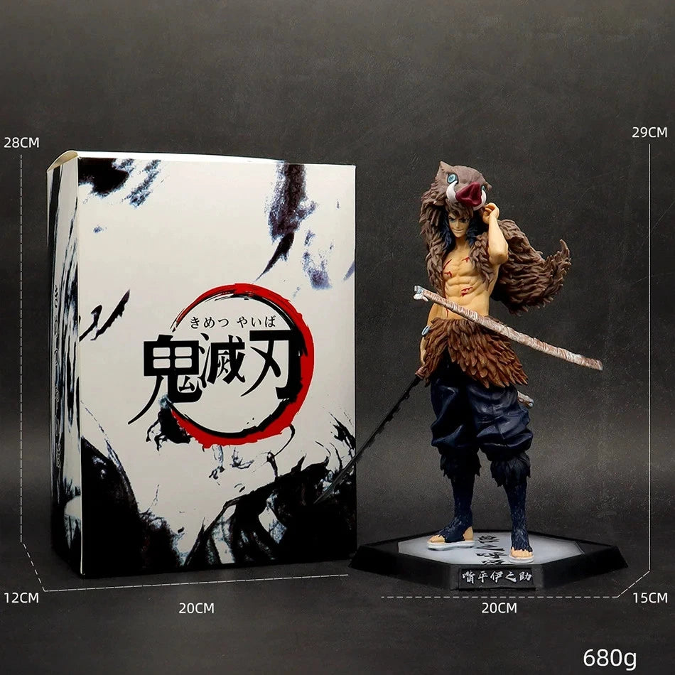 Inosuke Hashibira Demon Slayer Anime Action Figure PVC 11.4" [Boxed]