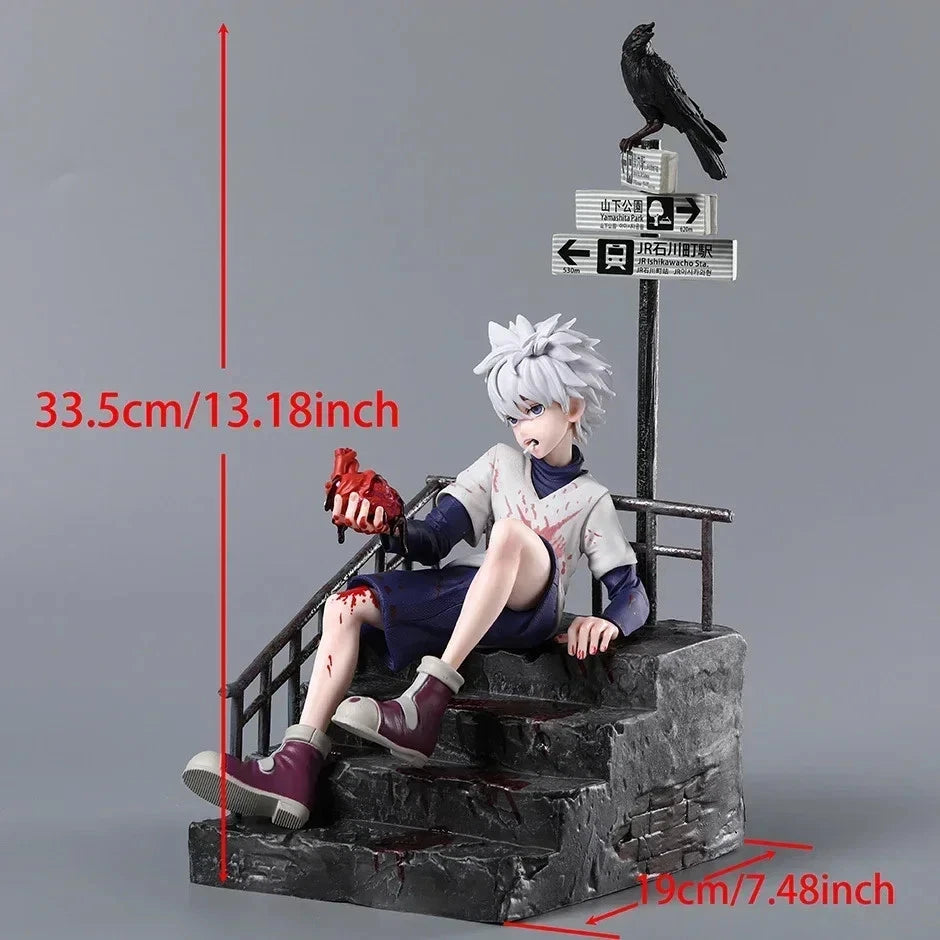 Killua Zoldyck Heart Grab Hunter × Hunter Anime Figure Model PVC 13" [Boxed]