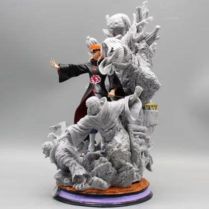 Pain Akatsuki Demonic Statue Naruto Collectible Fine-Detailed Anime Figure PVC 9" [Boxed]