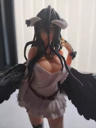 Albedo Queen of Nazarick OVERLORD Cute Anime Figure Model Statue PVC 8" [No Box]