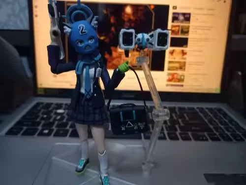 Sunaookami Shiroko Blue Archive Blue Adjustable Anime Figure PVC 5.9" [Boxed]