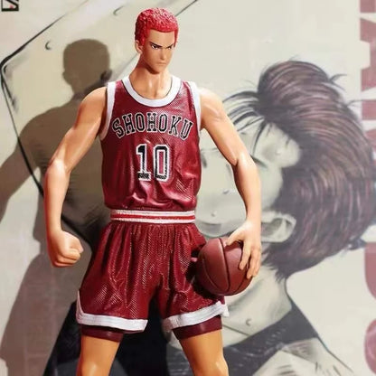 Sakuragi Hanamichi Slum Dunk Anime Collectible Action Figure PVC 10" [No Box]