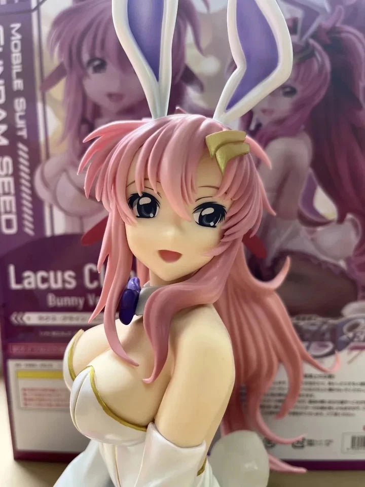Lacus Clyne Bunny Mobile Suit Gundam SEED Anime Figure Model Statue PVC 11" [Boxed]