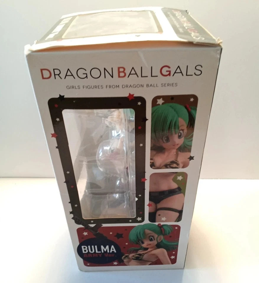 Bulma Army Bikini Dragon Ball Z Kawaii Anime Figure Model Statue PVC 7" [Boxed]