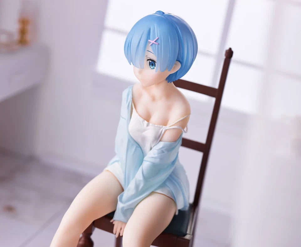 Rem Pajamas Re: Zero Anime Kawaii Desktop Petite Figure PVC 6.6" [No Box]