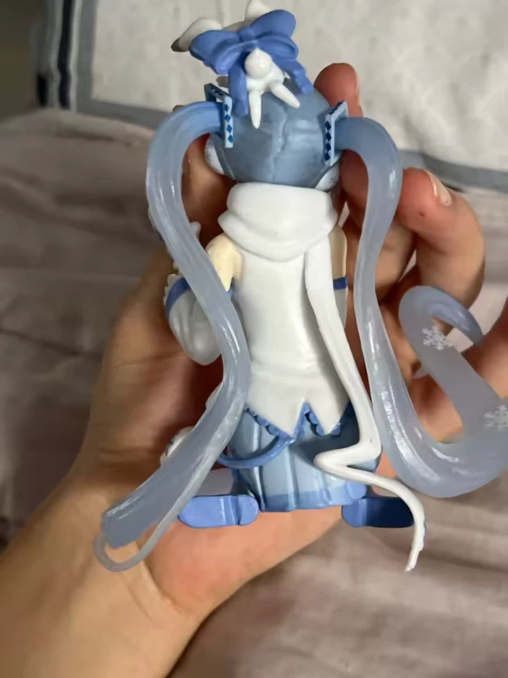 Hatsune Miku Snow Sky Town Ver Project DIVA Vocaloid Anime Figure PVC 5" [Box]