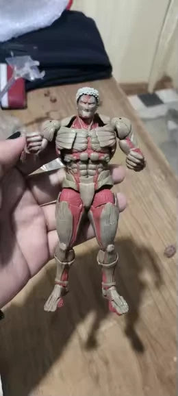 Reiner Braun Armored Titan Attack On Titan Anime Adjustable Action Figure PVC 5.2" [Boxed]