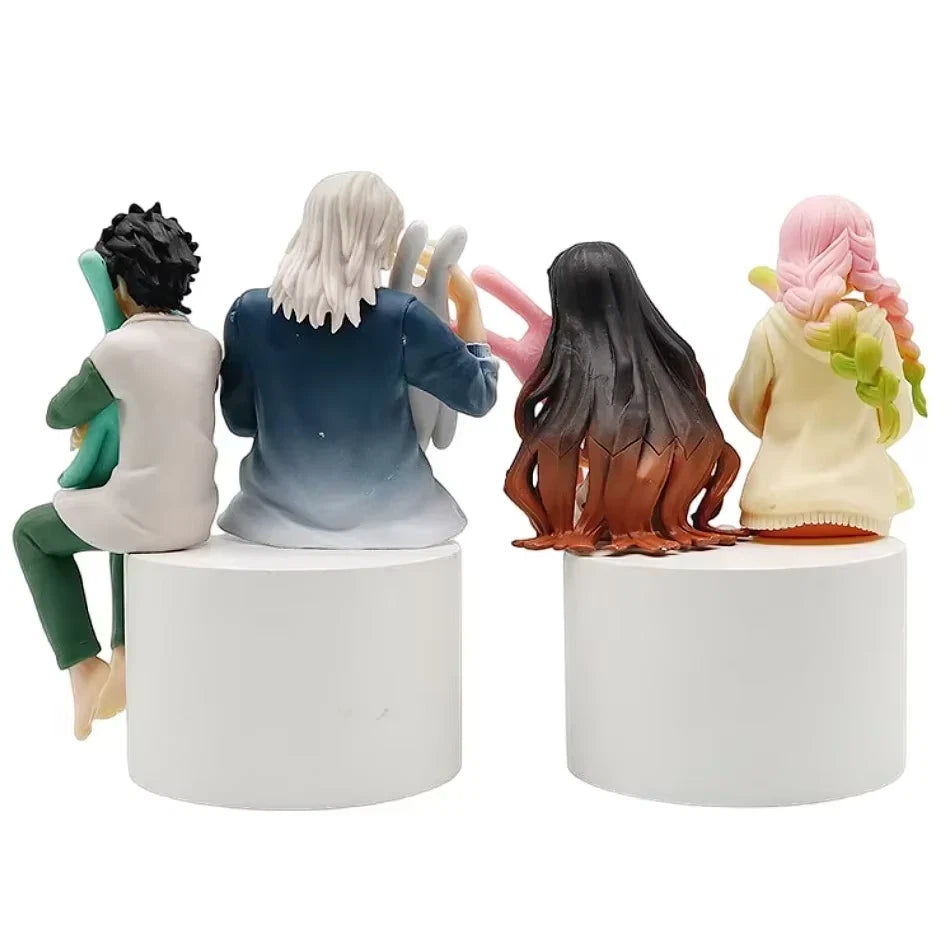 Nezuko, Mitsuri, Tanjiro, Tengen, Demon Slayer Anime Figure Model Noodle Stoppers PVC 5" [Boxed]