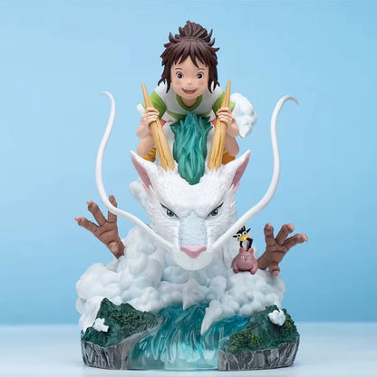 Ogino Chihiro & Nigihayami Spirited Away Anime Figure PVC 5.9" [Boxed]