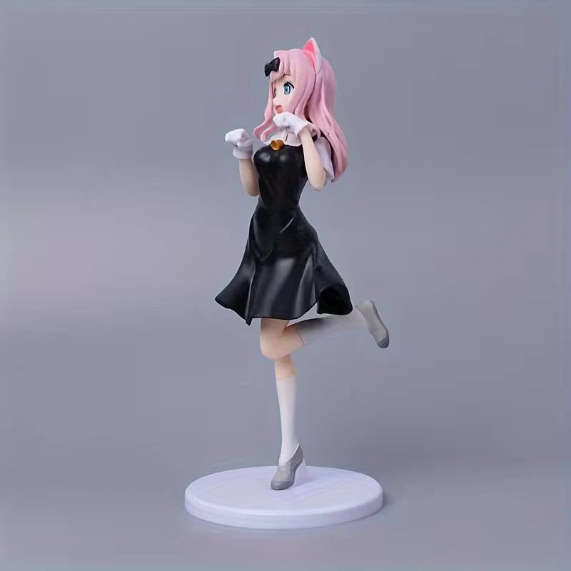 Kaguya Shinomiya & Chika Fujiwara Neko Love is War Anime Figure PVC 8.5" [No Box]