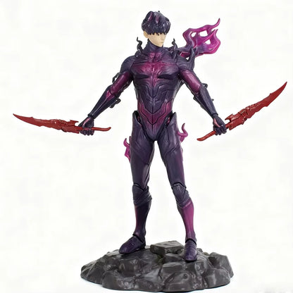 Sung Jinwoo Shadow King Solo Leveling Top-Rated Anime Figure PVC 8.4" [No Box]