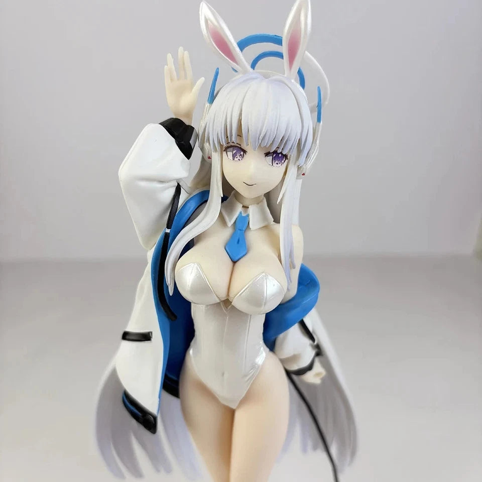 Ushio Noa Bunny Blue Archive Cute Kawaii Anime Figure Model Statue PVC 10" [Boxed]