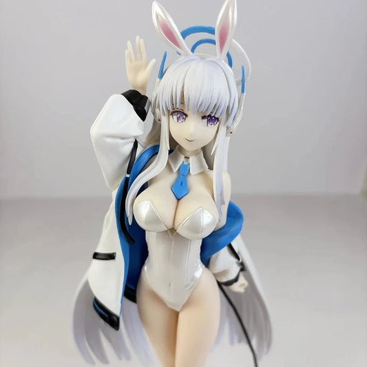 Ushio Noa Bunny Blue Archive Cute Kawaii Anime Figure Model Statue PVC 10" [Boxed]