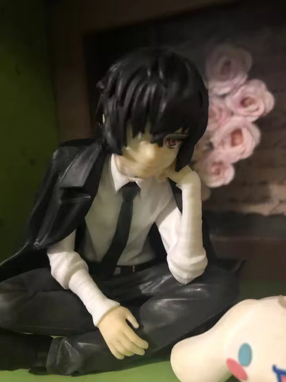 Osamu Dazai Sitting Bungo Stray Dogs Desktop Anime Figure Model PVC 5.3" [Boxed]