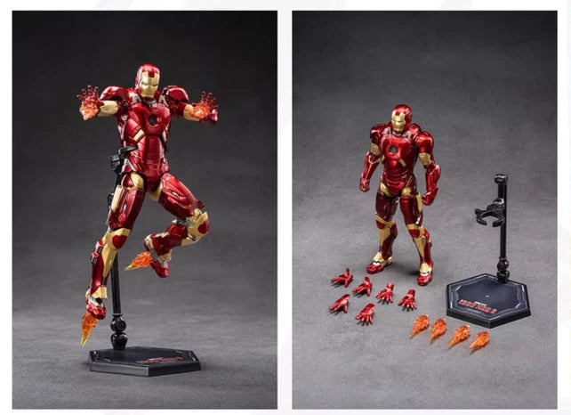 Iron Man Mark 9 Marvel Adjustable Action Figure PVC 7" [Boxed] *No Glow*
