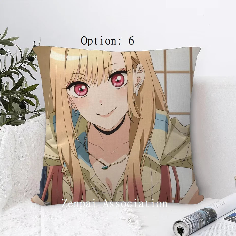 Marin My Dress-Up Anime Kawaii Pillow Cushion Cover 1.5 x 1.5 ft