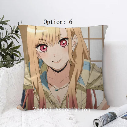Marin My Dress-Up Anime Kawaii Pillow Cushion Cover 1.5 x 1.5 ft