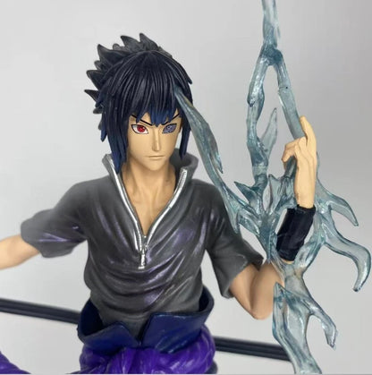 Sasuke Uchiha Chidori Naruto Anime Collectible Rare Action Figure PVC 9" [Boxed]
