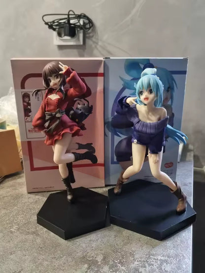 Aqua Camera Pose KonoSuba Fan-Favorite Kawaii Anime Figure PVC 8" [Boxed : Original]
