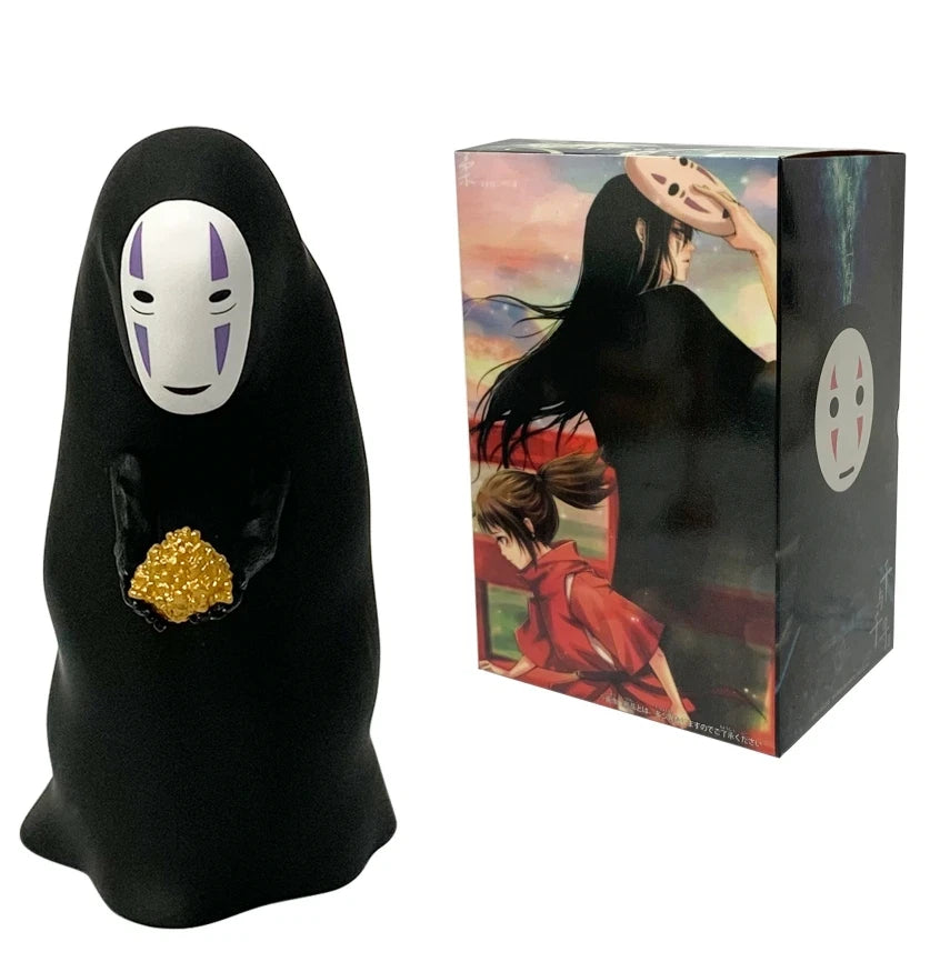 Chihiro Ogin, Kaonashi Spirited Away Movie Anime Figure Model Statue PVC 5" [Boxed]
