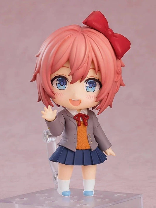 Sayori Doki Doki Literature Club! Adjustable Kawaii Anime Figure PVC 4" [Boxed]